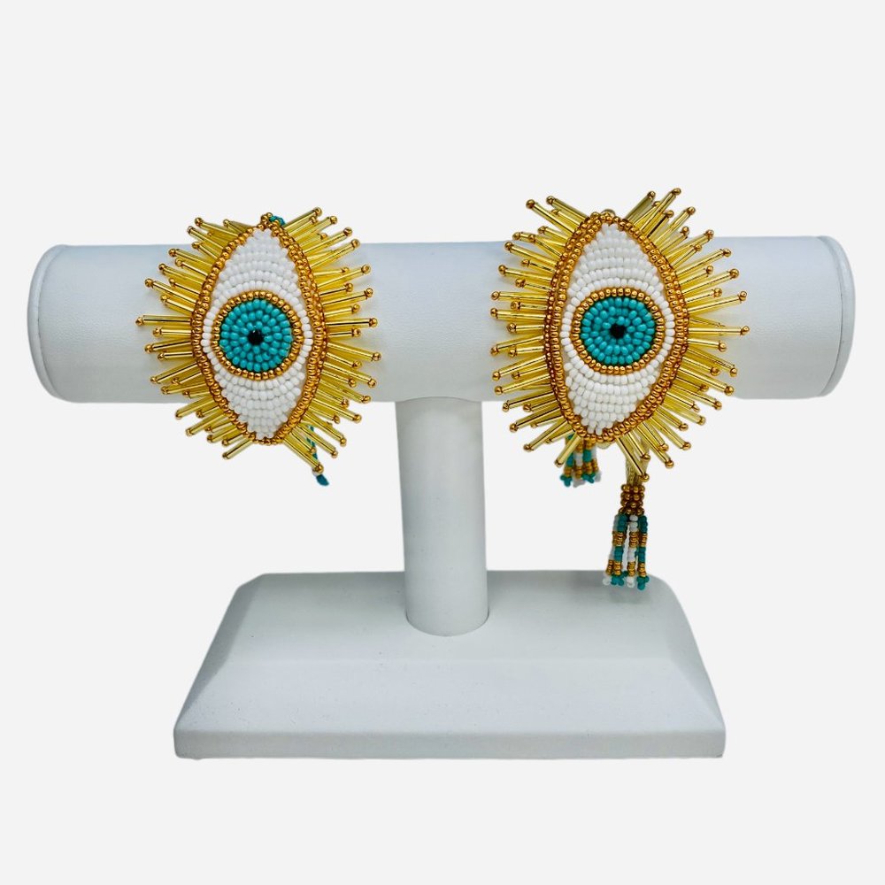 Artisan Hand Crafted Evil Eye Adjustable Bracelet - image 3